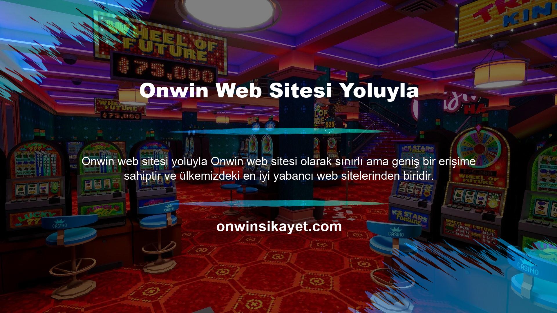Onwin Web Sitesi Yoluyla