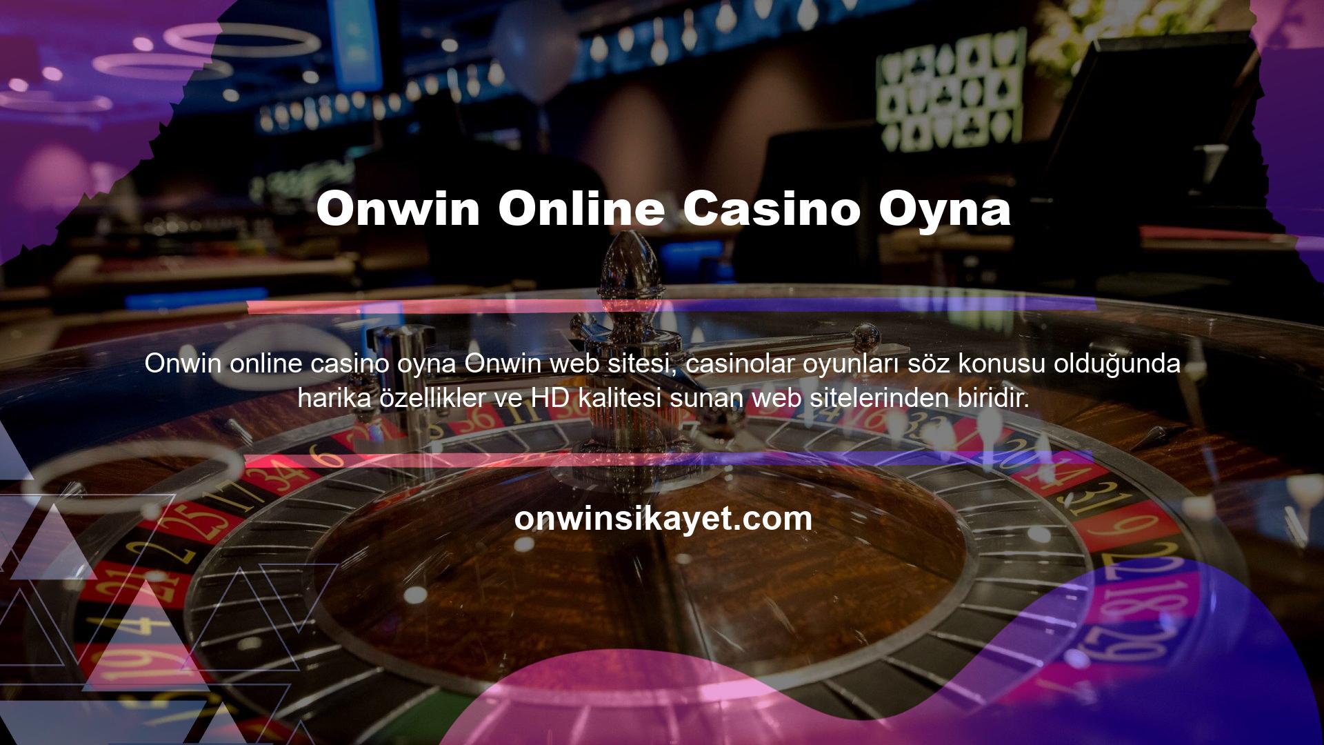 Onwin Online Casino Oyna