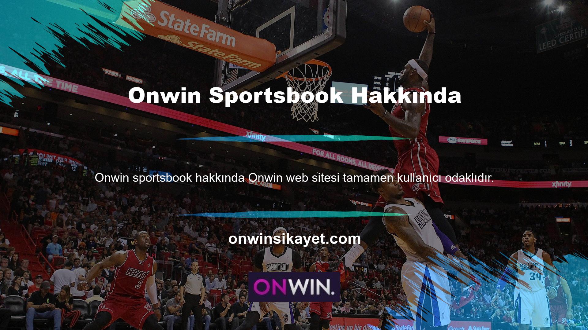 Bu nedenle Onwin, web sitesinde spor bahisleri, slotlar ve diğer alanlara odaklanmaktadır