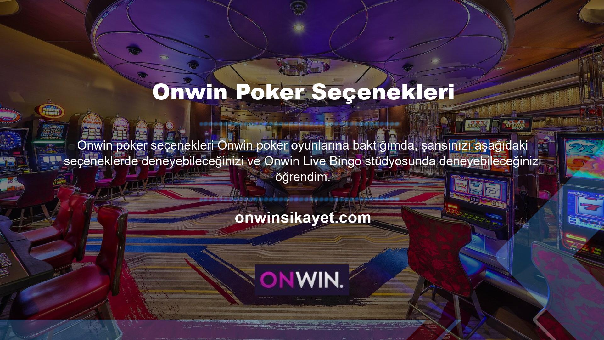 Böylece, sitede yeni ve klasik poker çeşitleri bularak şansınızı deneyebilirsiniz
